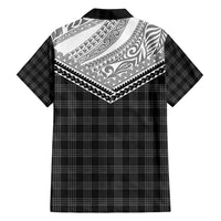 Aloha Hawaii Cowboys Paniolo Family Matching Long Sleeve Bodycon Dress and Hawaiian Shirt Black Palaka LT7 - Polynesian Pride
