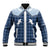 Aloha Hawaii Cowboys Paniolo Baseball Jacket Navy Blue Palaka - Polynesian Pride