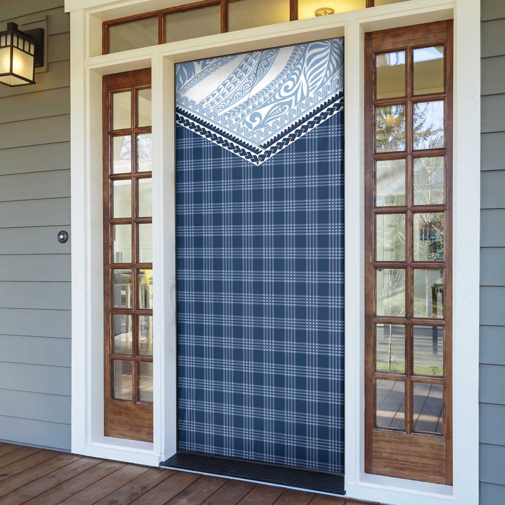 Aloha Hawaii Cowboys Paniolo Door Cover Navy Blue Palaka - Polynesian Pride