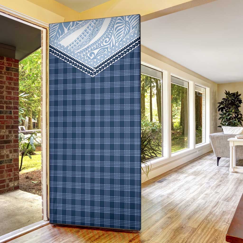 Aloha Hawaii Cowboys Paniolo Door Cover Navy Blue Palaka - Polynesian Pride