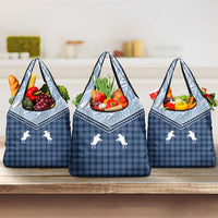 Aloha Hawaii Cowboys Paniolo Grocery Bag Navy Blue Palaka - Polynesian Pride