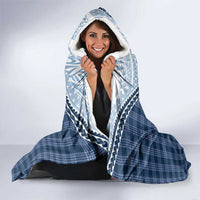 Aloha Hawaii Cowboys Paniolo Hooded Blanket Navy Blue Palaka - Polynesian Pride
