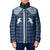 Aloha Hawaii Cowboys Paniolo Padded Jacket Navy Blue Palaka - Polynesian Pride