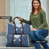 Aloha Hawaii Cowboys Paniolo Travel Bag Navy Blue Palaka - Polynesian Pride