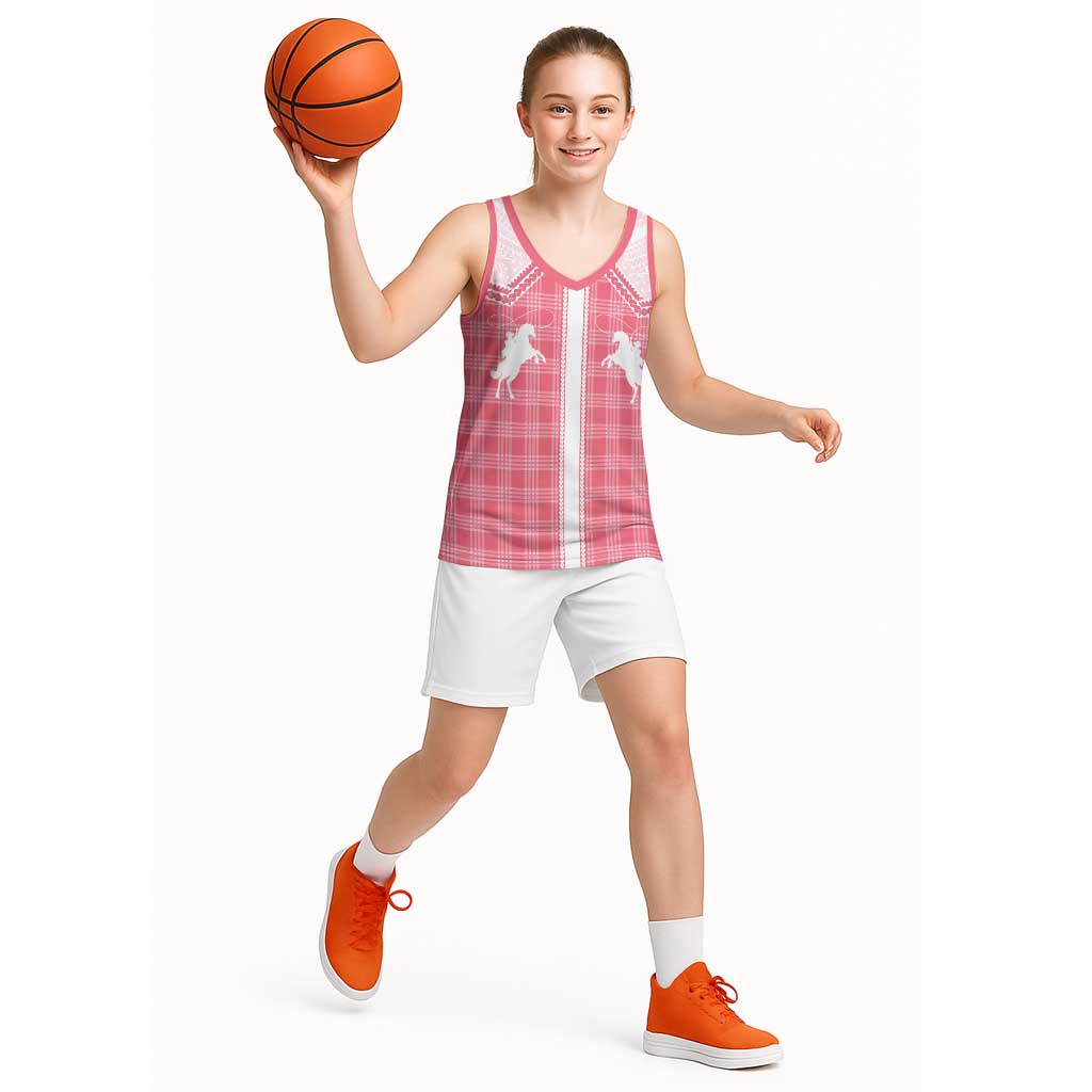 Aloha Hawaii Cowboys Paniolo Basketball Jersey Rose Palaka - Polynesian Pride