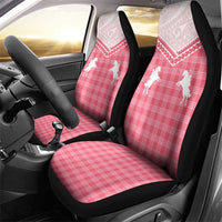 Aloha Hawaii Cowboys Paniolo Car Seat Cover Rose Palaka - Polynesian Pride