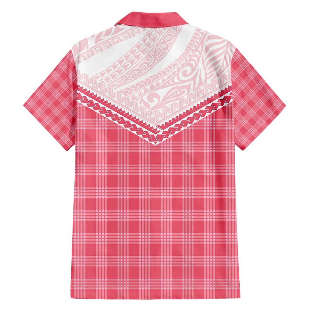 Aloha Hawaii Cowboys Paniolo Family Matching Puletasi and Hawaiian Shirt Rose Palaka LT7 - Polynesian Pride