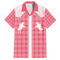 Aloha Hawaii Cowboys Paniolo Hawaiian Shirt Rose Palaka - Polynesian Pride