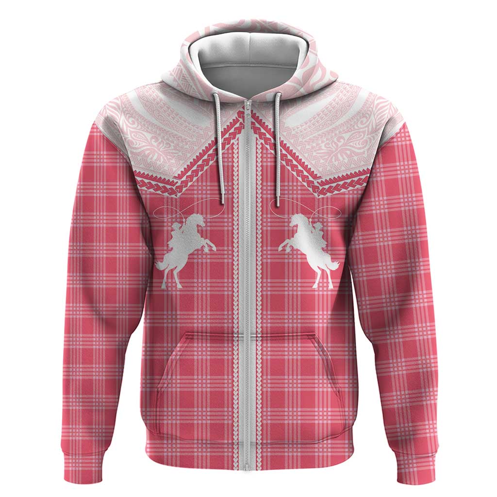 Aloha Hawaii Cowboys Paniolo Hoodie Rose Palaka - Polynesian Pride
