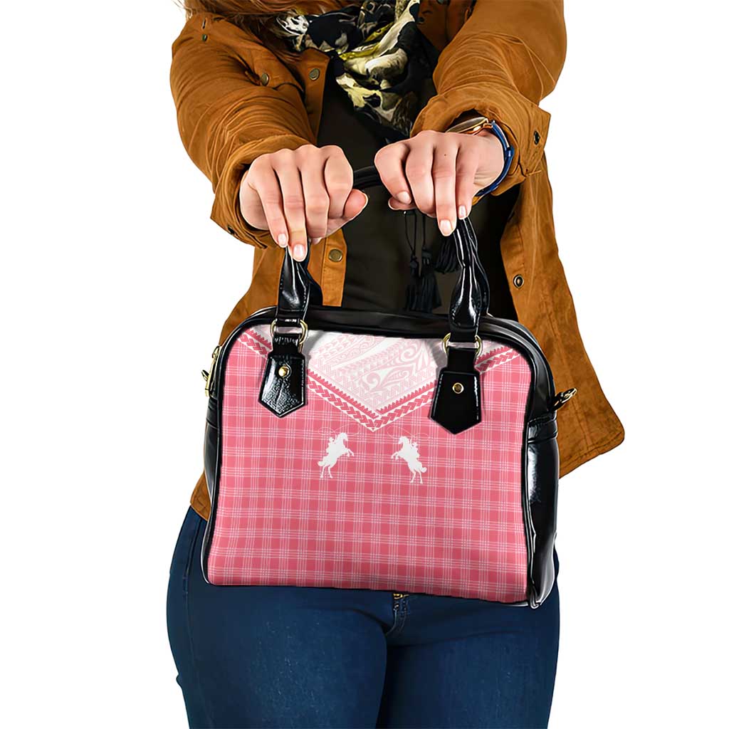 Aloha Hawaii Cowboys Paniolo Shoulder Handbag Rose Palaka - Polynesian Pride