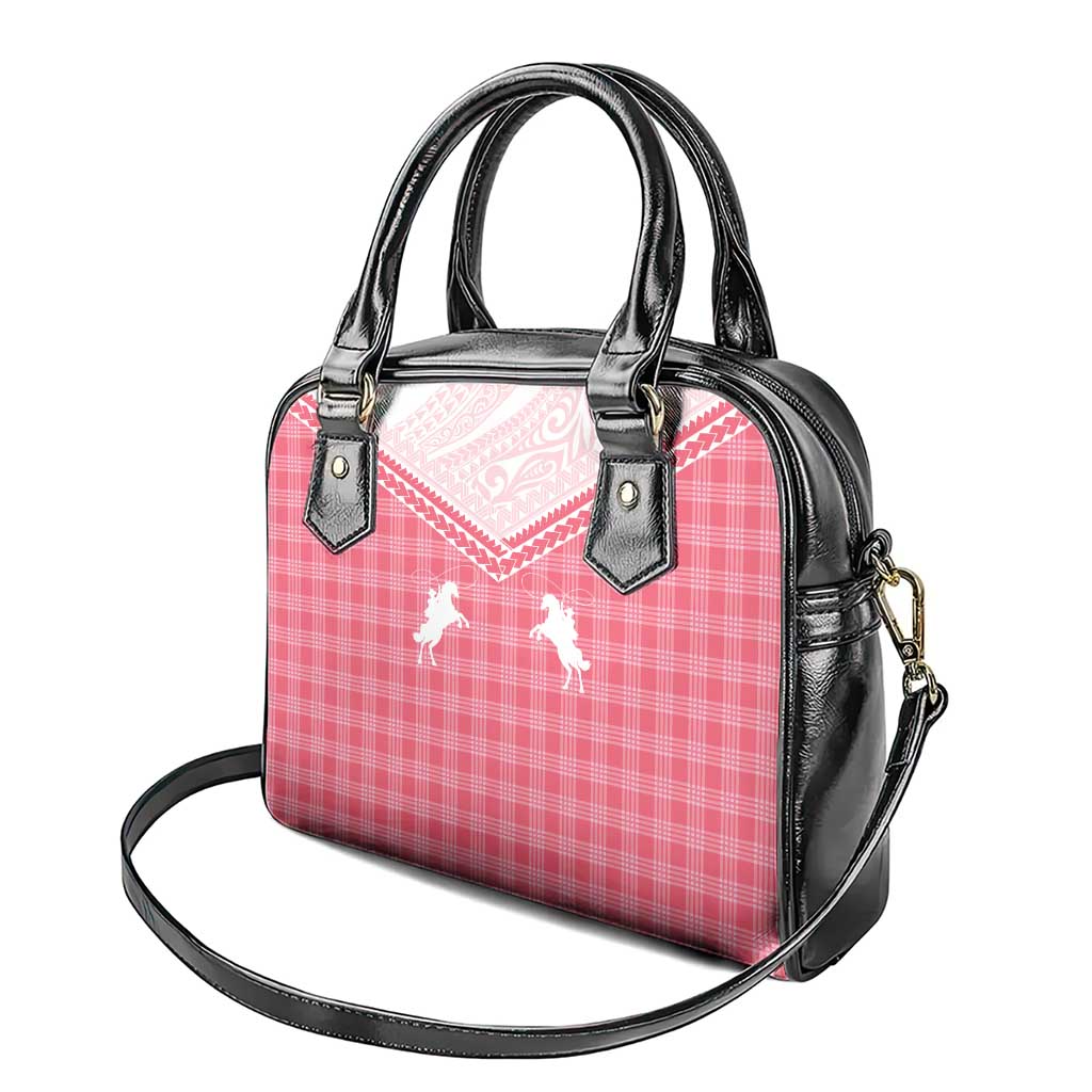 Aloha Hawaii Cowboys Paniolo Shoulder Handbag Rose Palaka - Polynesian Pride