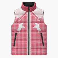 Aloha Hawaii Cowboys Paniolo Sleeveless Puffer Jacket Rose Palaka - Polynesian Pride