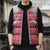 Aloha Hawaii Cowboys Paniolo Sleeveless Puffer Jacket Rose Palaka - Polynesian Pride