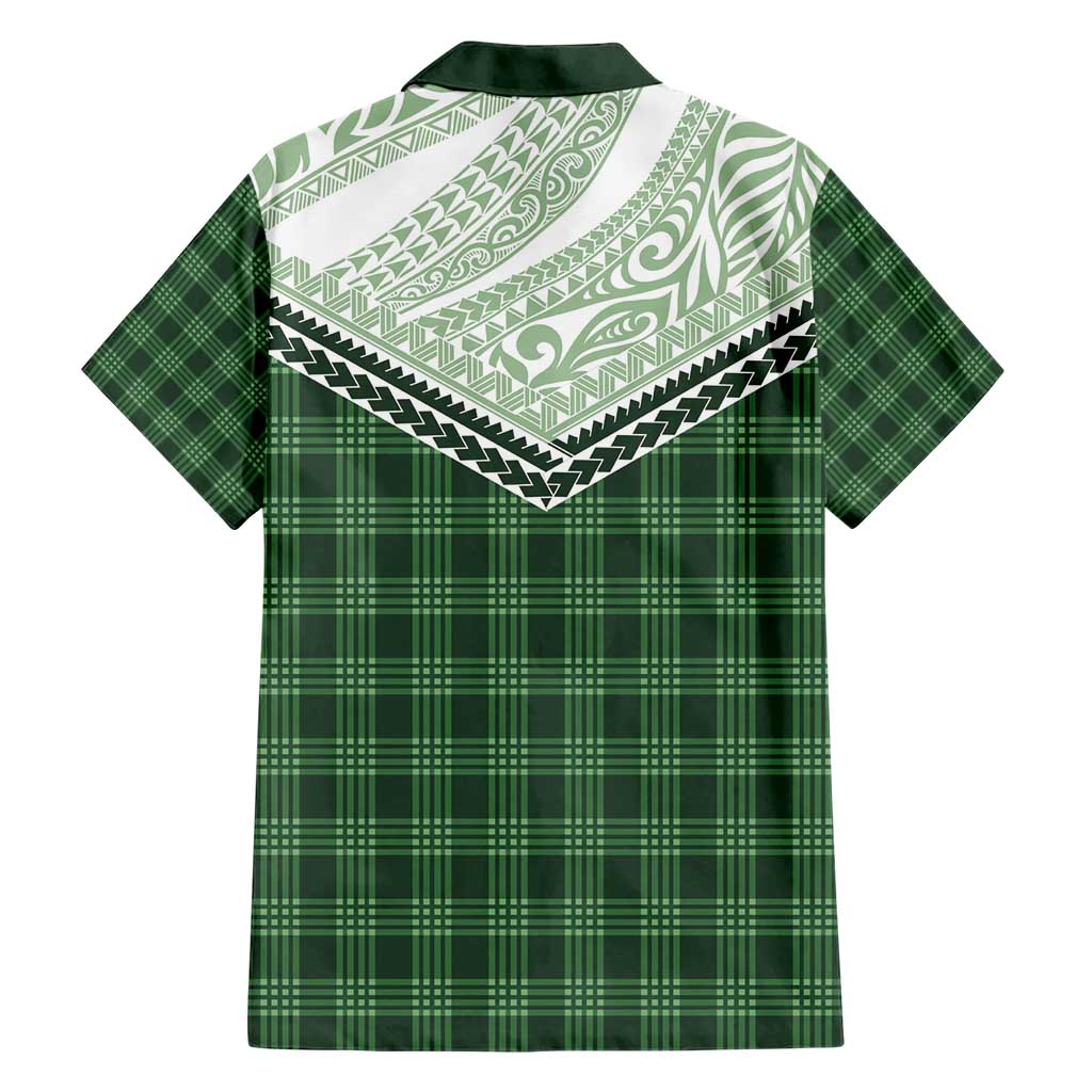 Aloha Hawaii Cowboys Paniolo Hawaiian Shirt Forest Green Palaka - Polynesian Pride