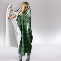 Aloha Hawaii Cowboys Paniolo Hooded Blanket Forest Green Palaka - Polynesian Pride