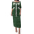 Aloha Hawaii Cowboys Paniolo Puletasi Forest Green Palaka - Polynesian Pride