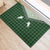 Aloha Hawaii Cowboys Paniolo Rubber Doormat Forest Green Palaka - Polynesian Pride
