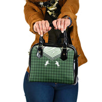 Aloha Hawaii Cowboys Paniolo Shoulder Handbag Forest Green Palaka - Polynesian Pride