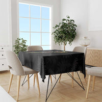 Kia Ora New Zealand Floral Tablecloth Black - Polynesian Pride