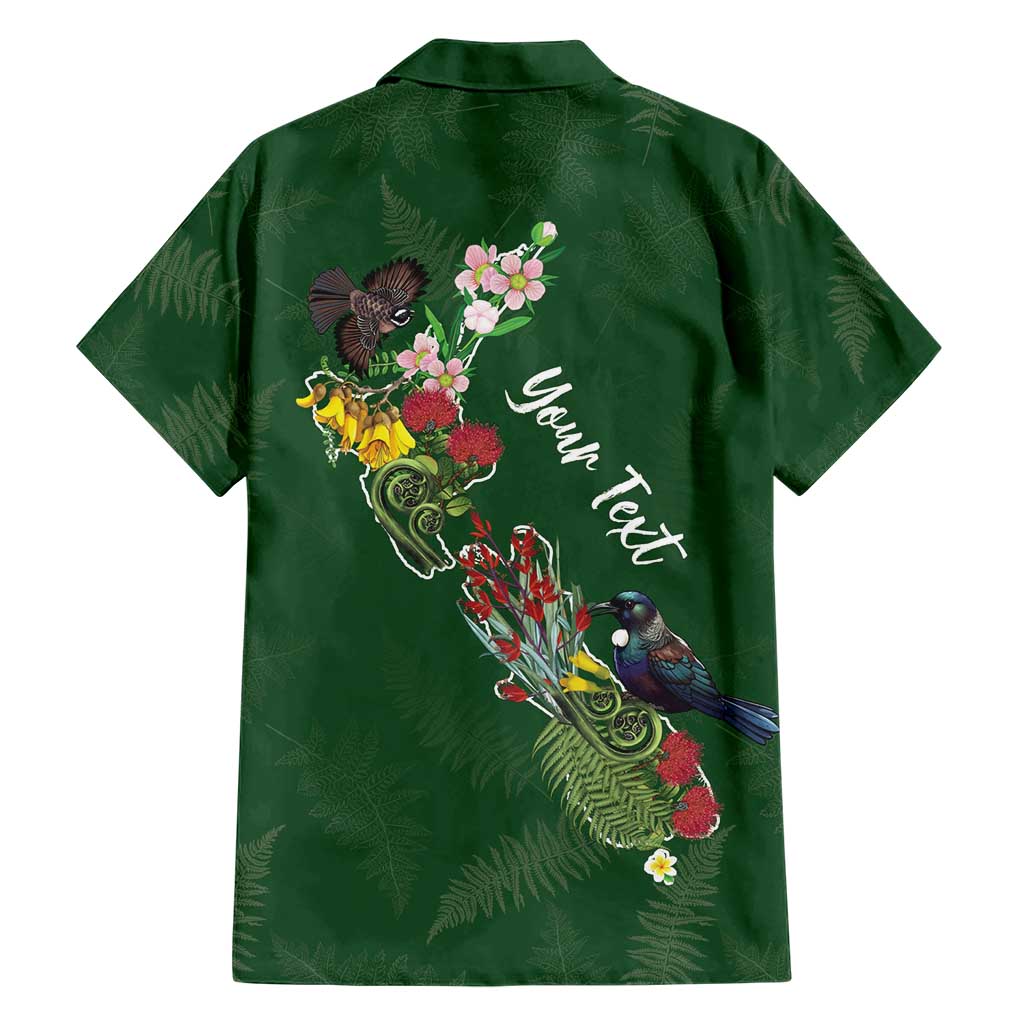 Kia Ora New Zealand Floral Personalized Family Matching Summer Maxi Dress and Hawaiian Shirt Sage Green LT7 - Polynesian Pride