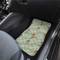 Mint Palaka Hula Girls Seamless Hawaii Aloha Car Mats - Polynesian Pride