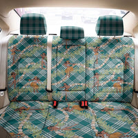 Teal Palaka Hula Girls Seamless Hawaii Aloha Back Car Seat Cover LT7 - Polynesian Pride