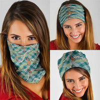 Teal Palaka Hula Girls Seamless Hawaii Aloha Neck Gaiter - Polynesian Pride