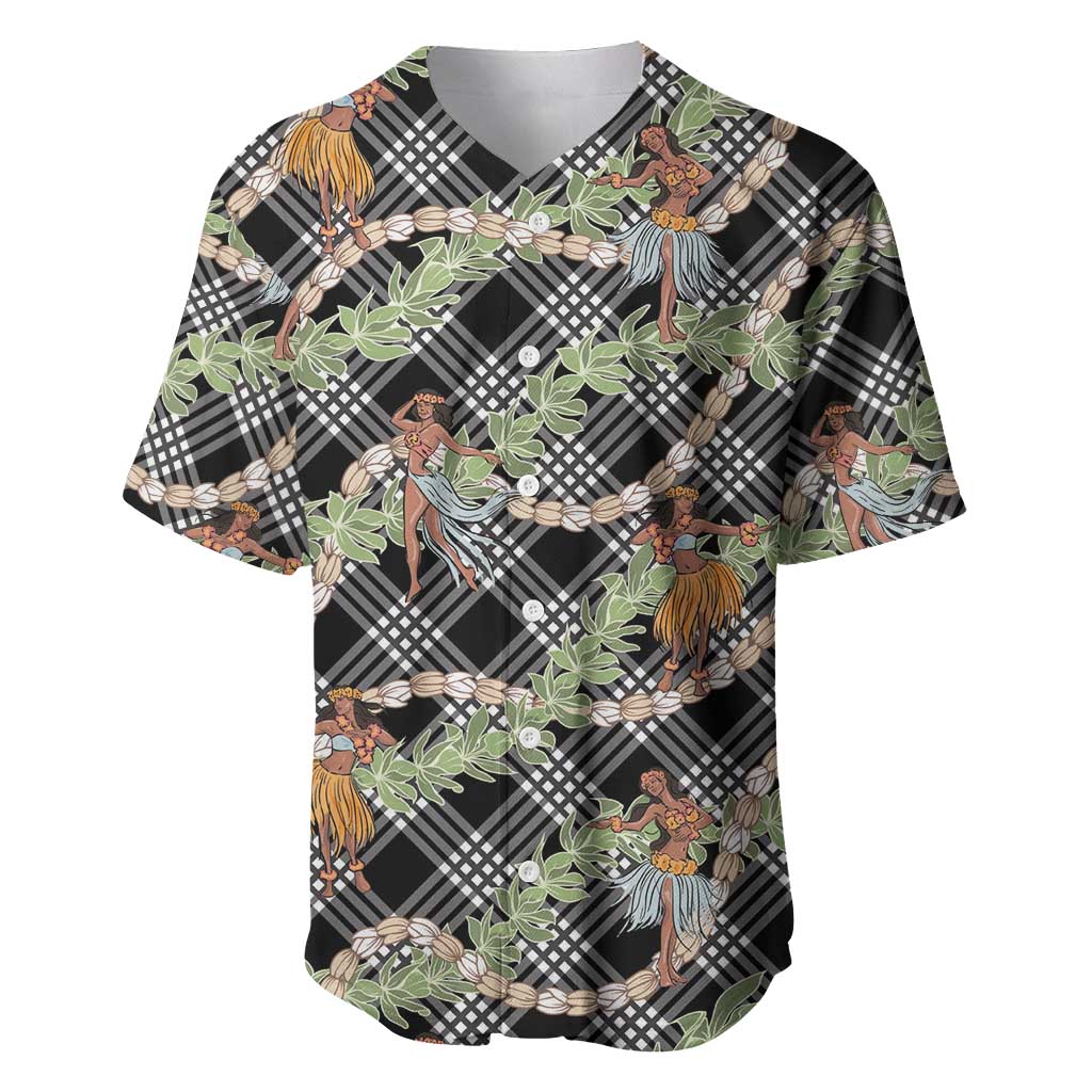 Sable Palaka Hula Girls Seamless Hawaii Aloha Baseball Jersey - Polynesian Pride