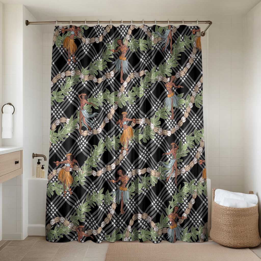 Sable Palaka Hula Girls Seamless Hawaii Aloha Bathroom Set - Polynesian Pride