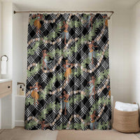 Sable Palaka Hula Girls Seamless Hawaii Aloha Bathroom Set - Polynesian Pride