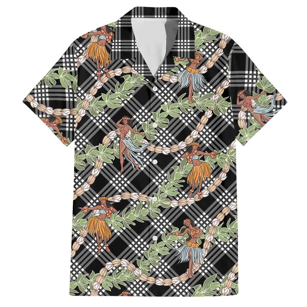 Sable Palaka Hula Girls Seamless Hawaii Aloha Hawaiian Shirt - Polynesian Pride