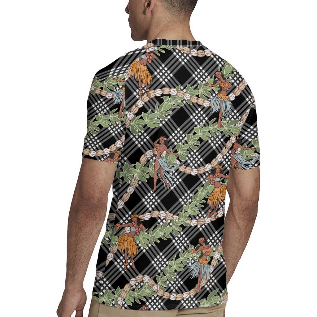 Sable Palaka Hula Girls Seamless Hawaii Aloha Rugby Jersey - Polynesian Pride