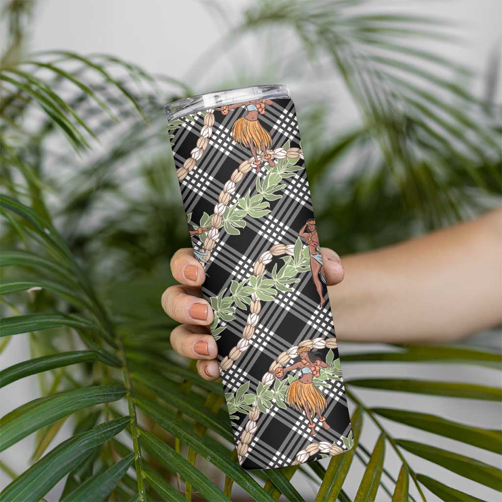 Sable Palaka Hula Girls Seamless Hawaii Aloha Skinny Tumbler - Polynesian Pride
