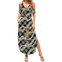 Sable Palaka Hula Girls Seamless Hawaii Aloha Summer Maxi Dress - Polynesian Pride