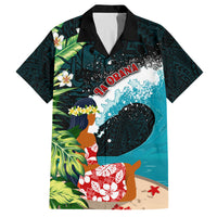 Tahiti Ia Orana Family Matching Puletasi and Hawaiian Shirt Tahitian Vahine LT7 Dad's Shirt - Short Sleeve Colorful - Polynesian Pride