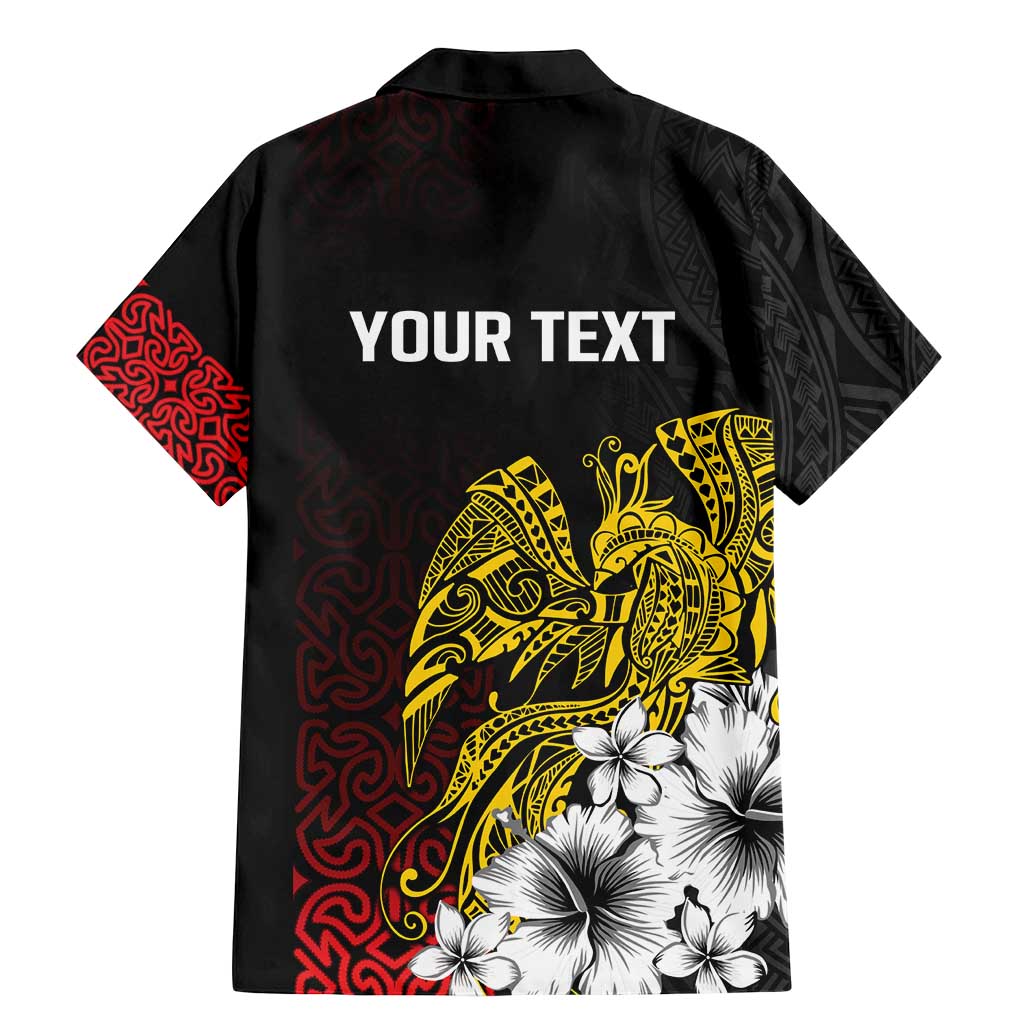 Personalized Papua New Guinea 50th Independence Anniversary Family Matching Mermaid Dress and Hawaiian Shirt Oro Tapa Mix Plumeria LT7 - Polynesian Pride