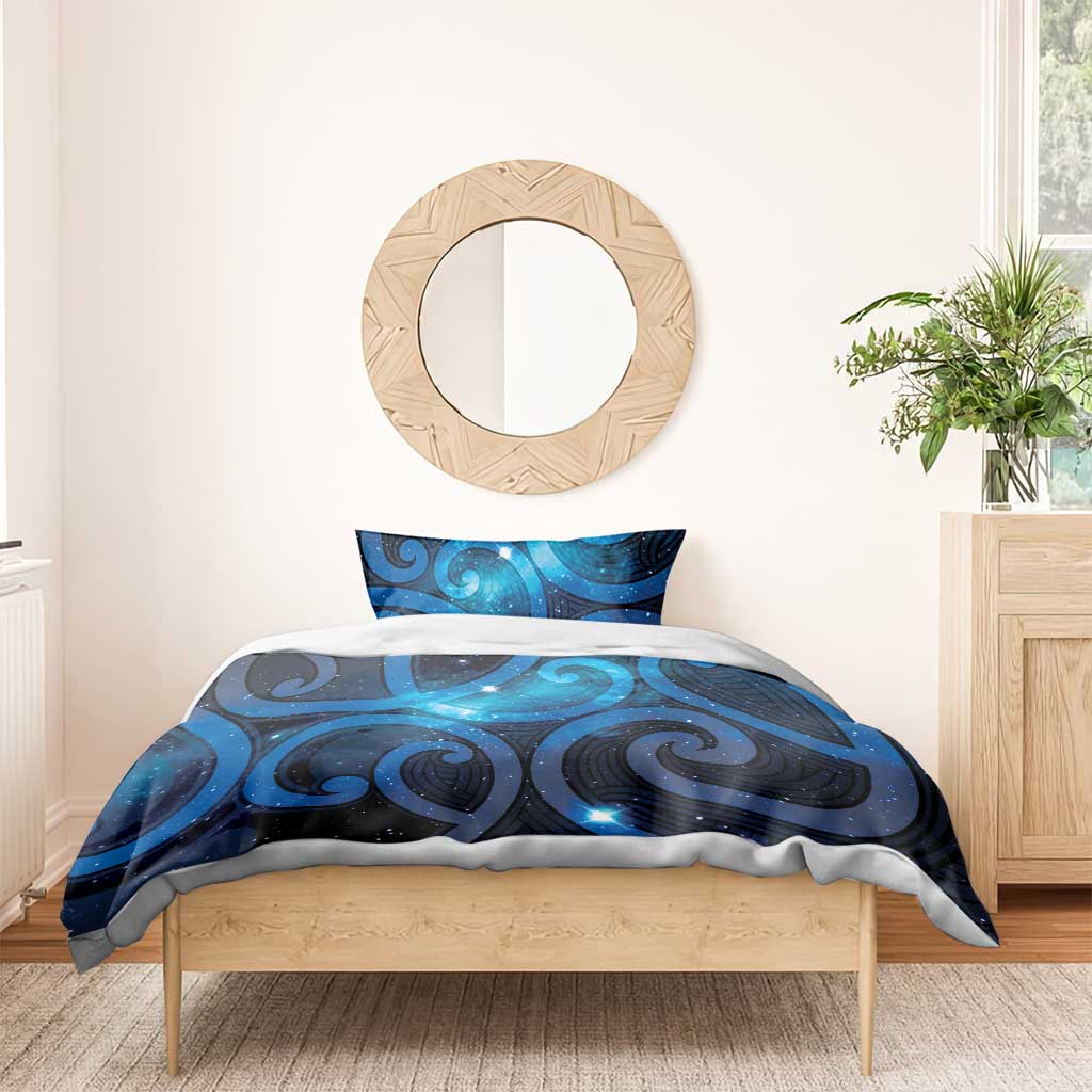 New Zealand Maori Matariki Bedding Set Galaxy Kowhaiwhai