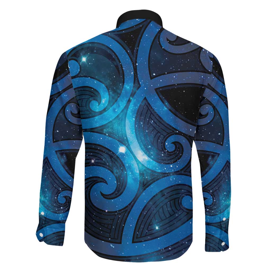 New Zealand Maori Matariki Family Matching Puletasi and Hawaiian Shirt Galaxy Kowhaiwhai LT7 - Polynesian Pride