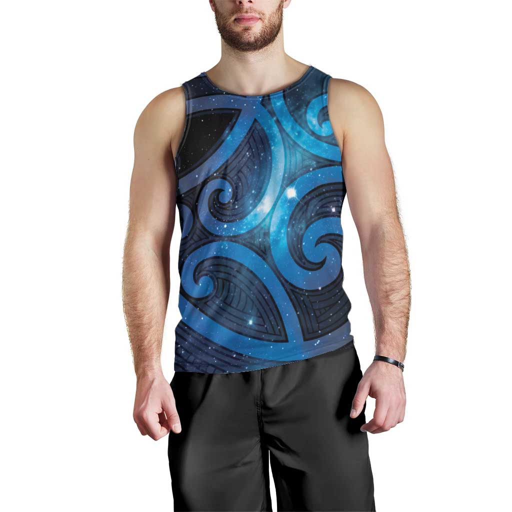 New Zealand Maori Matariki Men Tank Top Galaxy Kowhaiwhai LT7 - Polynesian Pride