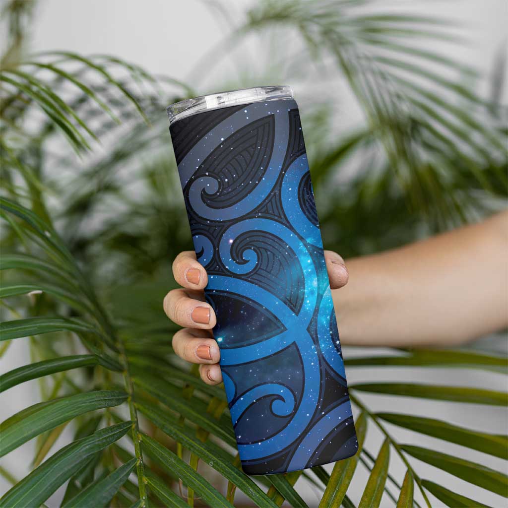 New Zealand Maori Matariki Skinny Tumbler Galaxy Kowhaiwhai LT7 - Polynesian Pride