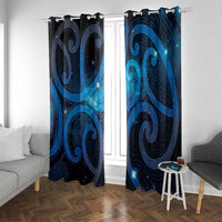 New Zealand Maori Matariki Window Curtain Galaxy Kowhaiwhai