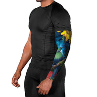 Tui Bird New Zealand Starry Sky Arm Sleeves Maori Koru