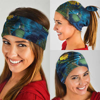Tui Bird New Zealand Starry Sky Neck Gaiter Maori Koru