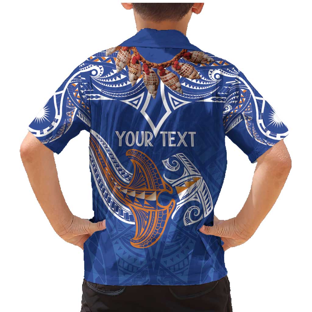 Yokwe Marshall Islands Personalized Family Matching Mermaid Dress and Hawaiian Shirt Jemenei Day - Seashell Necklace LT7 - Polynesian Pride