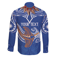 Yokwe Marshall Islands Personalized Family Matching Off Shoulder Short Dress and Hawaiian Shirt Jemenei Day - Seashell Necklace
