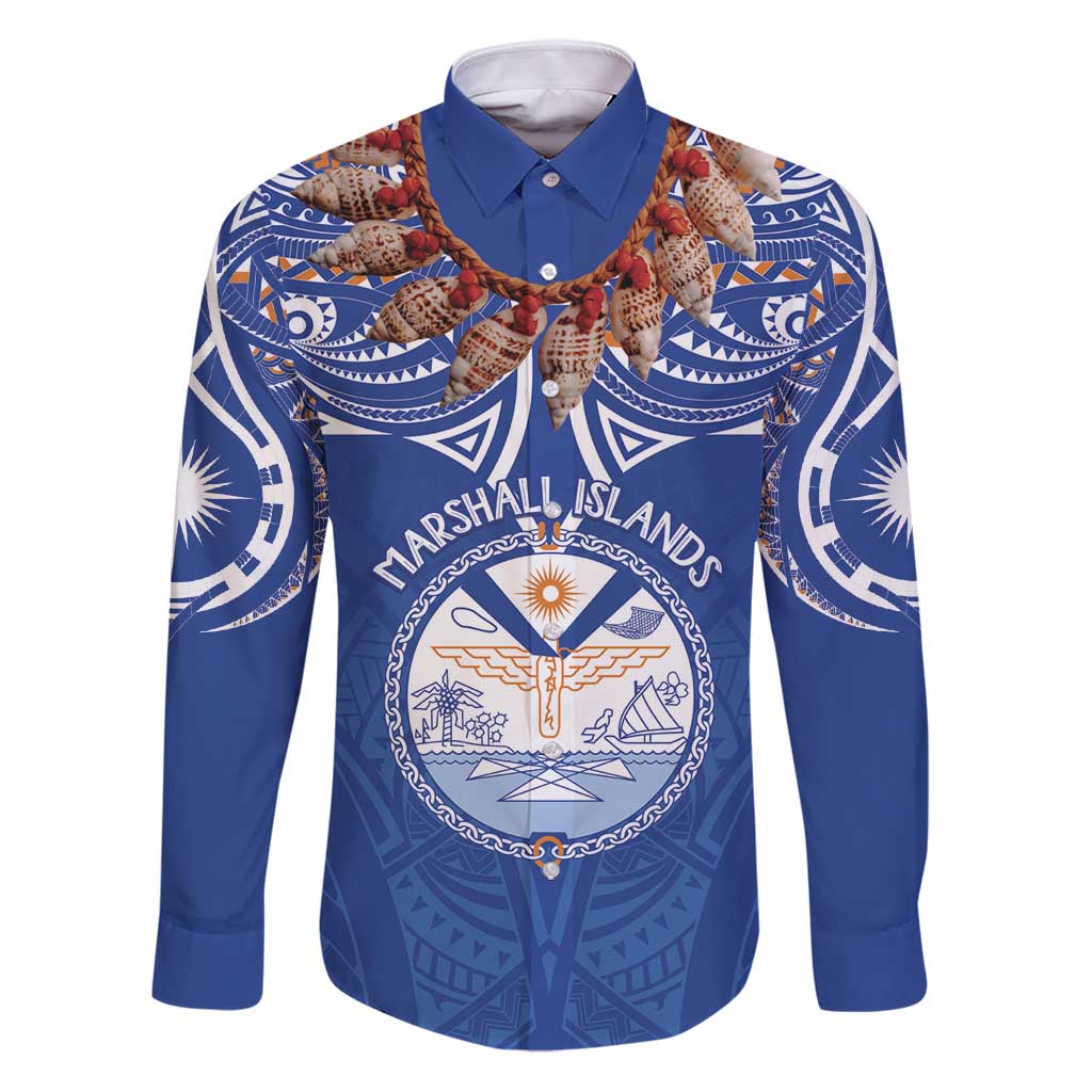 Yokwe Marshall Islands Personalized Family Matching Puletasi and Hawaiian Shirt Jemenei Day - Seashell Necklace