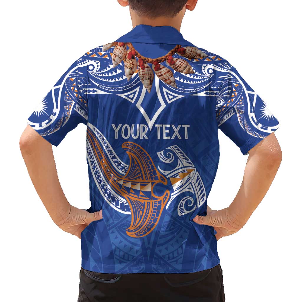 Yokwe Marshall Islands Personalized Family Matching Short Sleeve Bodycon Dress and Hawaiian Shirt Jemenei Day - Seashell Necklace LT7 - Polynesian Pride