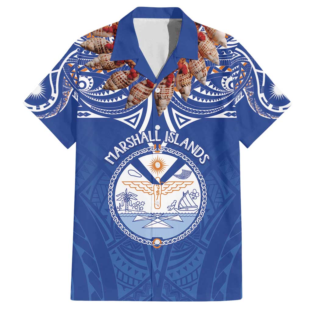 Yokwe Marshall Islands Personalized Family Matching Tank Maxi Dress and Hawaiian Shirt Jemenei Day - Seashell Necklace