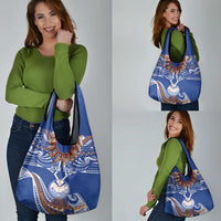 Yokwe Marshall Islands Personalized Grocery Bag Jemenei Day - Seashell Necklace