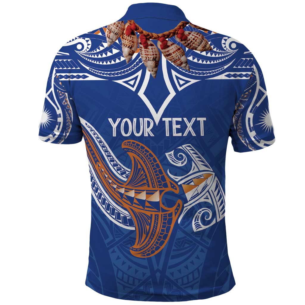 Yokwe Marshall Islands Personalized Polo Shirt Jemenei Day - Seashell Necklace